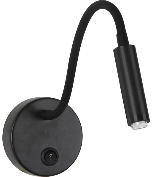 Brilagi - LED Stmievateľná flexibilná nástenná lampa MAYA 1xG9/4W/230V čierna