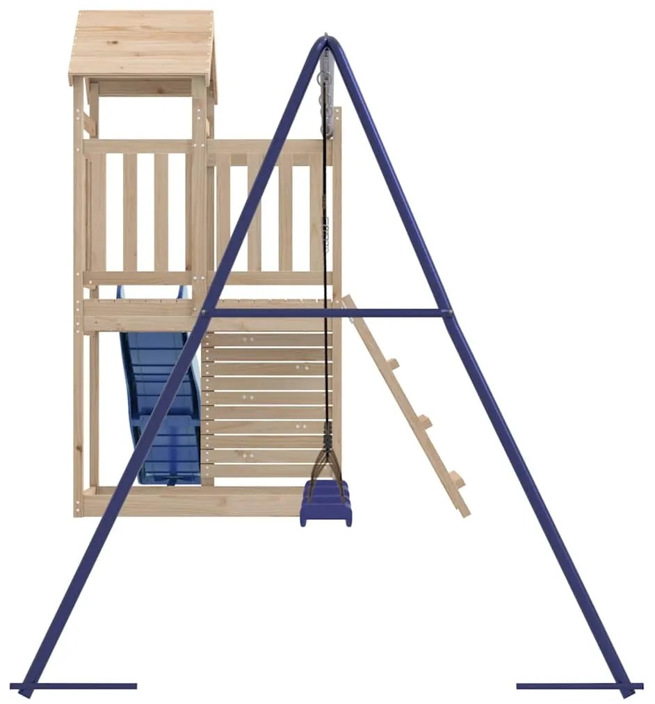 Vonkajšia súprava na hranie masívna borovica