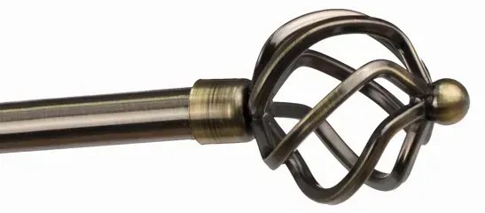 Garniže 16x16mm - dvojradové - SPIRAL - antik