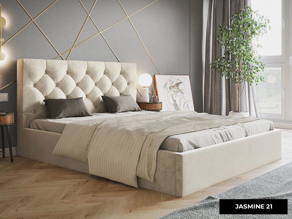 PROXIMA.store - Dizajnová čalúnená posteľ ELLIE ROZMER: 160 x 200 cm