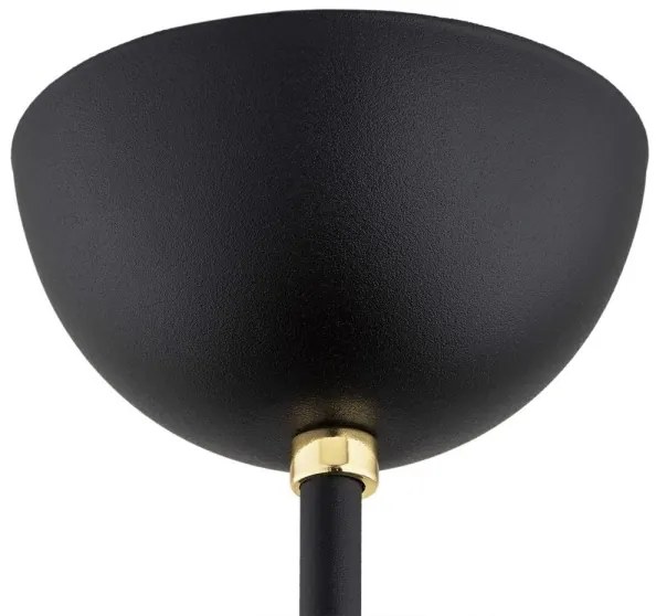 Argon 6144 - Luster na tyči AVILA PLUS 3xE27/15W/230V čierna/zlatá/biela