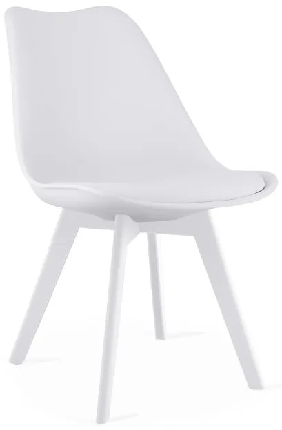 Set štyroch jedálenských stoličiek MARK biely (4 ks)