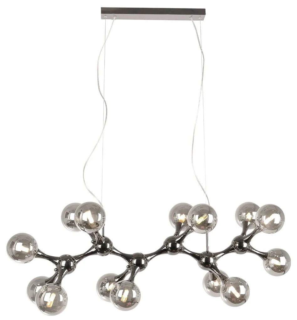 Atomic Balls visiaca lampa sivá