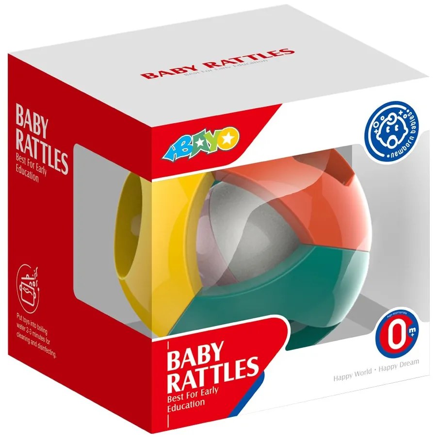 Hrkajúcá loptička Baby Mix