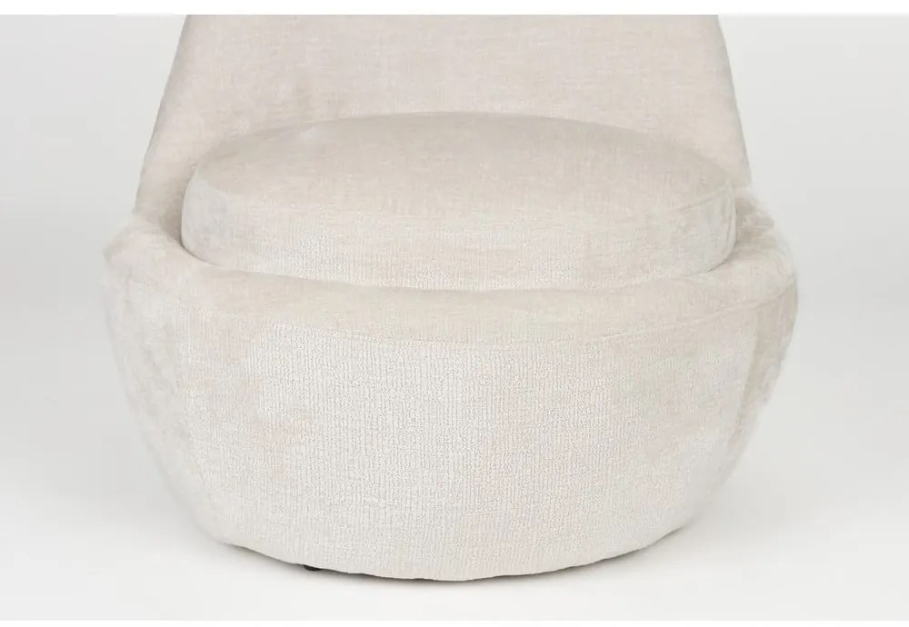 Krémové kreslo Nash – White Label