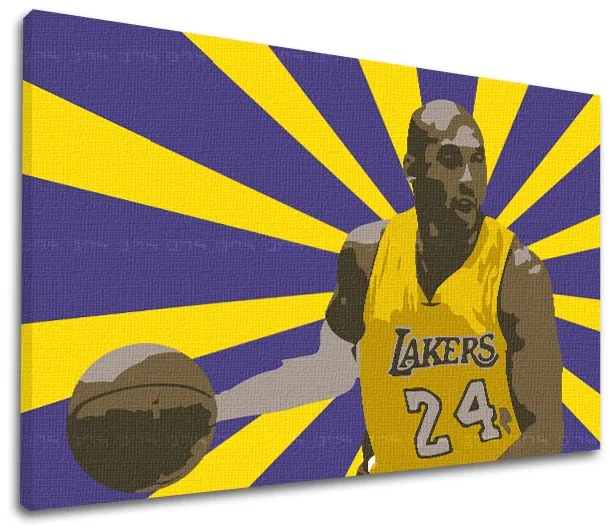 Ručne maľovaný POP Art obraz Koby Bryant | rôzne rozmery