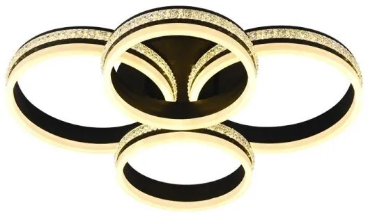 LED stmievateľný prísadený luster LED/150W/230V 3000-6500K + diaľkové ovládanie