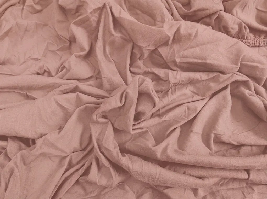 Jersey plachta ružovohnedá 90 x 200 cm