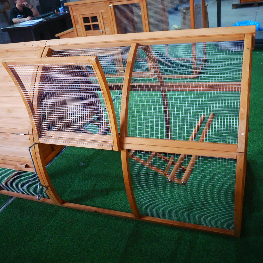 Drevený kurník KENNIVA SUE 2080 x 820 x 1030 mm
