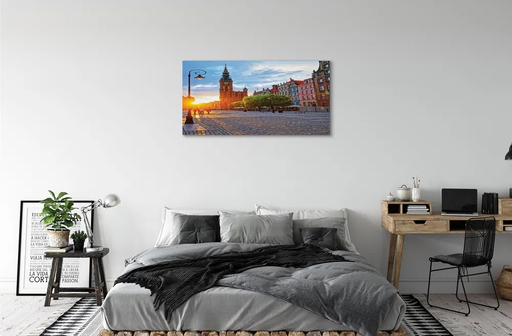 Obraz na plátne Gdańsk Staré mesto východ 100x50 cm