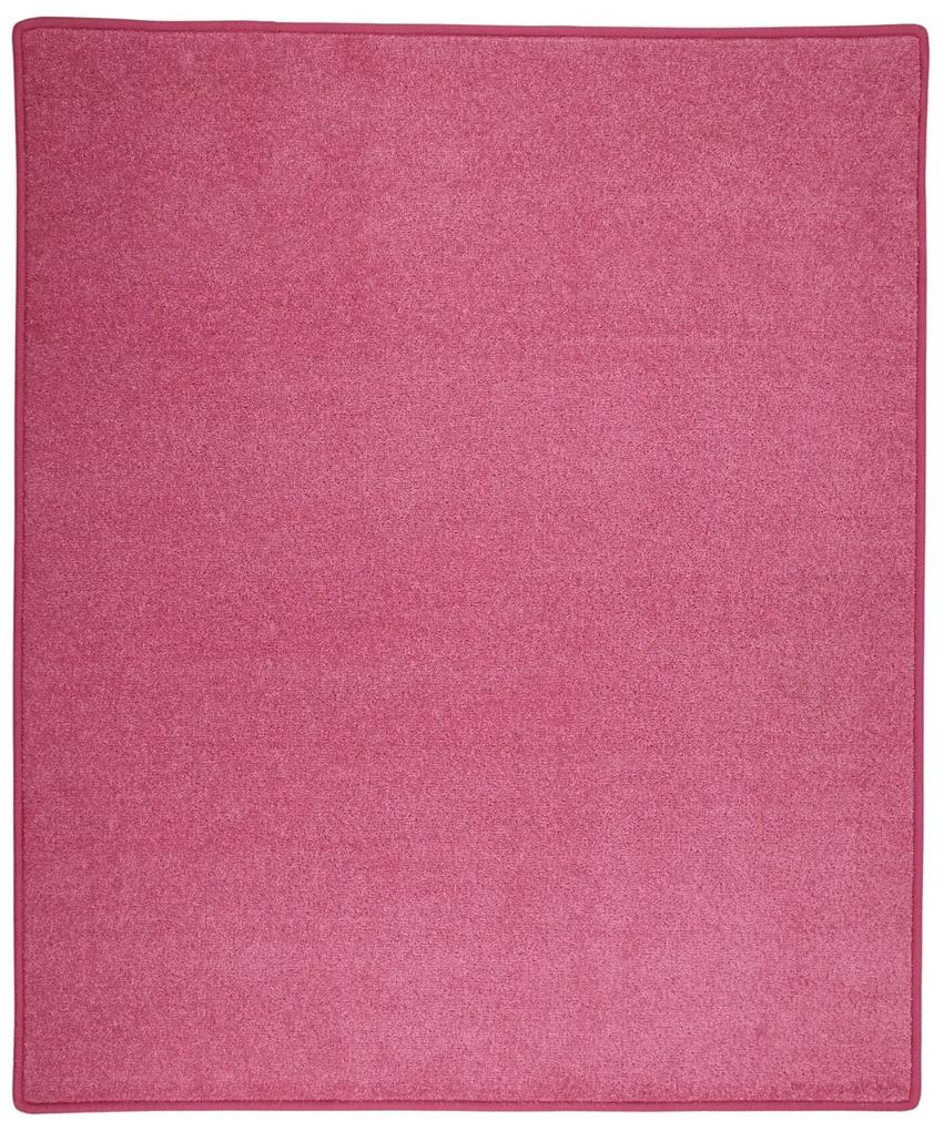 Vopi koberce Kusový koberec Eton ružový 11 - 200x400 cm