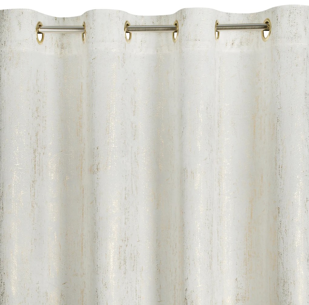 ZATEMŇOVACÍ ZÁVES NA KRÚŽKOCH DARA 140X250 CM VZOROVANÁ