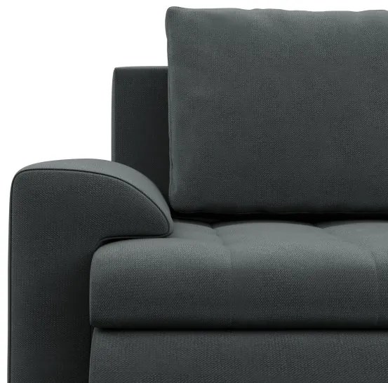 Sedacia súprava FORESTA Kronos v tvare U, pravá tmavosivá