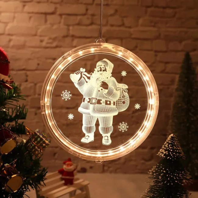 Vianočná LED dekorácia CD003 Mikuláš