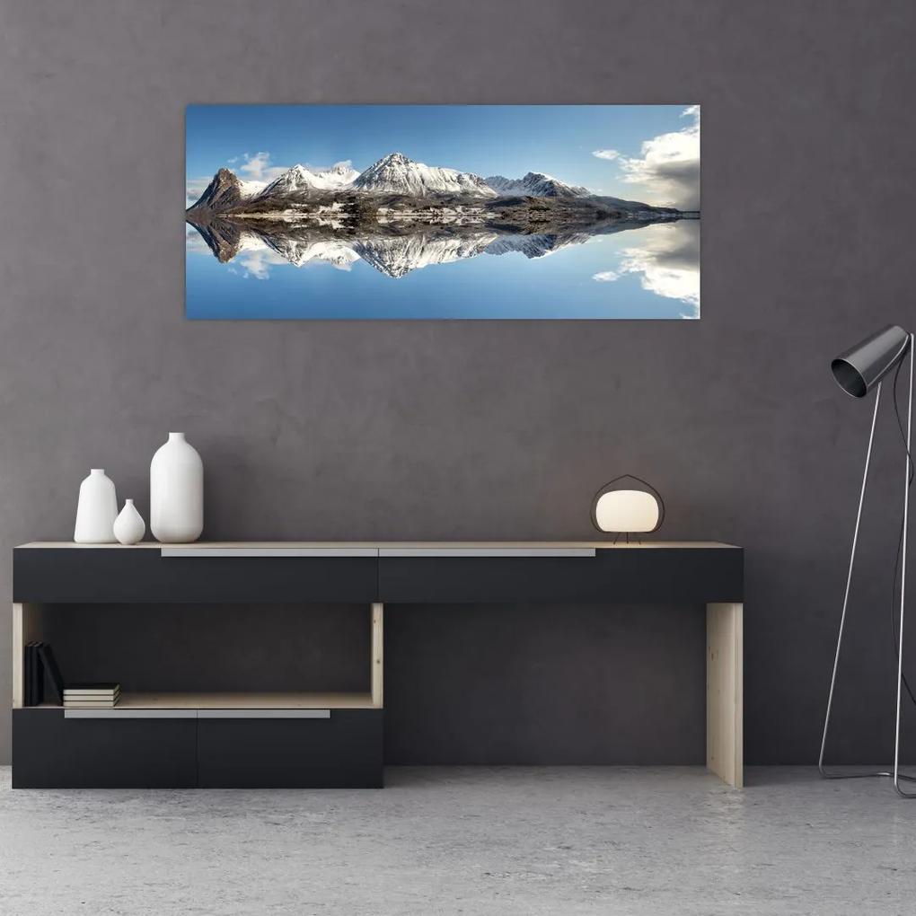 Obraz hôr a ich odrazu (120x50 cm)
