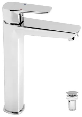 Novaservis Metalia 58 vysoká umývadlová batéria s výpusťou chróm 58503,0 58503.0