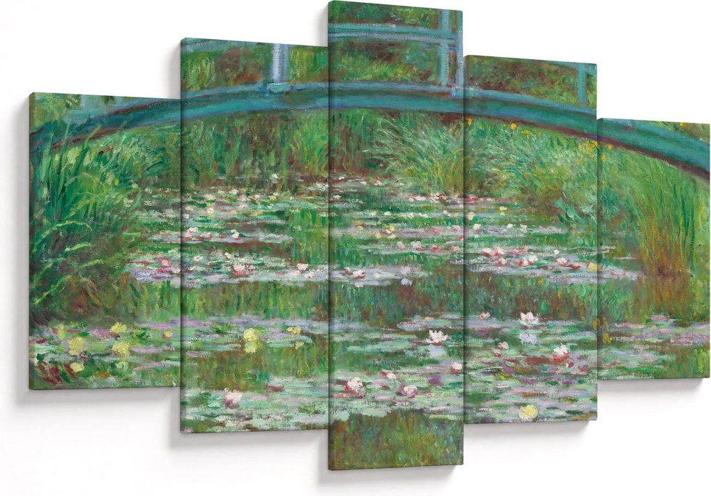 Obraz - Claude Monet, The Japanese Footbridge, reprodukcia (150x105 cm)