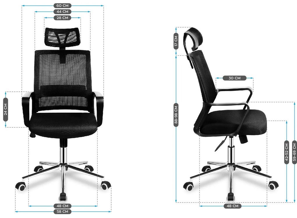 Kancelárska stolička Matryx 2.1 (čierna). Vlastná spoľahlivá doprava až k Vám domov. 1087593