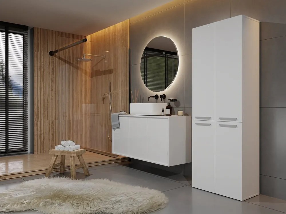 Kúpeľňová skrinka Neltossa 1 (biela). Akcia -17%. Vlastná spoľahlivá doprava až k Vám domov. 1132984