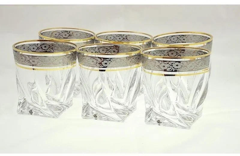 BOHEMIA QUADRO GOLD-PLATINUM WHISKY SADA 1+6 KS