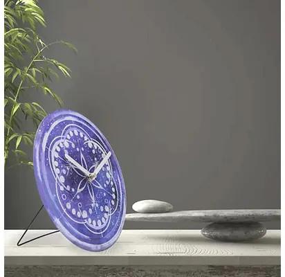 Stolové hodiny NeXtime Cosmo Ø20 cm indigo