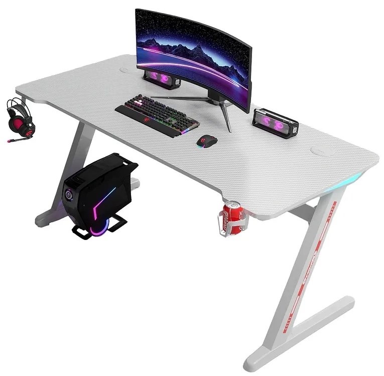 Herný stôl BG04 biely 120 cm