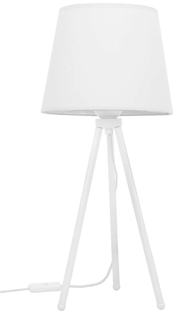 Stolová lampa MILANO, 1x textilné tienidlo (výber zo 4 farieb), (výber z 3 farieb konštrukcie)