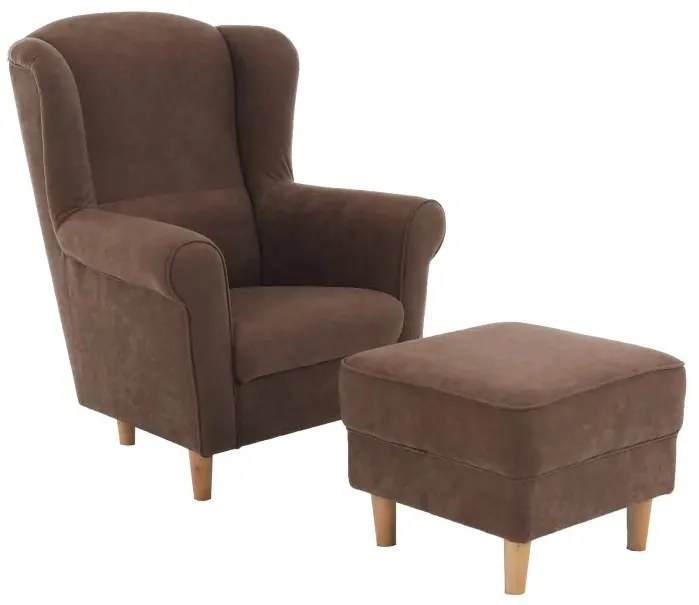 Kreslo s taburetom ASTRID Tempo Kondela