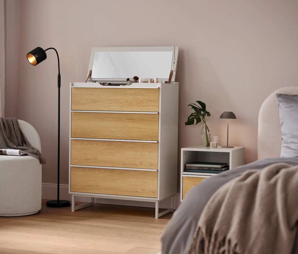 Stojacia lampa Reality »Tommy«, čierna