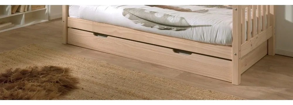 Zásuvka pod detskú posteľ 90x200 cm v prírodnej farbe Fritz - Vipack