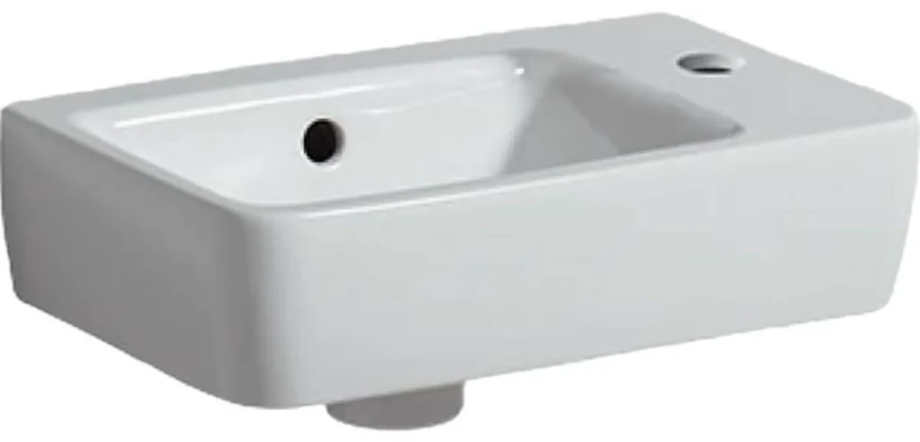Umývadielko Geberit Selnova 40x25 cm otvor pre batériu vpravo 501.517.00.1
