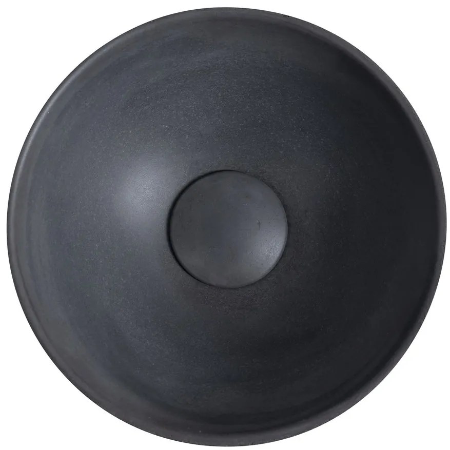 Sapho Sapho, MINOR betónové umývadlo na dosku, priemer 26cm, antracit, MR26016