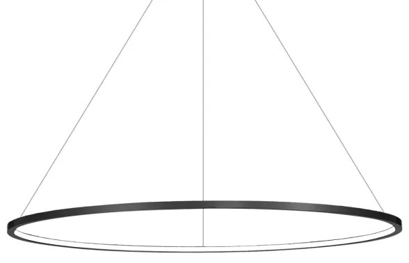 LED Luster na lanku SATURNO LED/65W/230V pr. 120 cm IP44 antracit