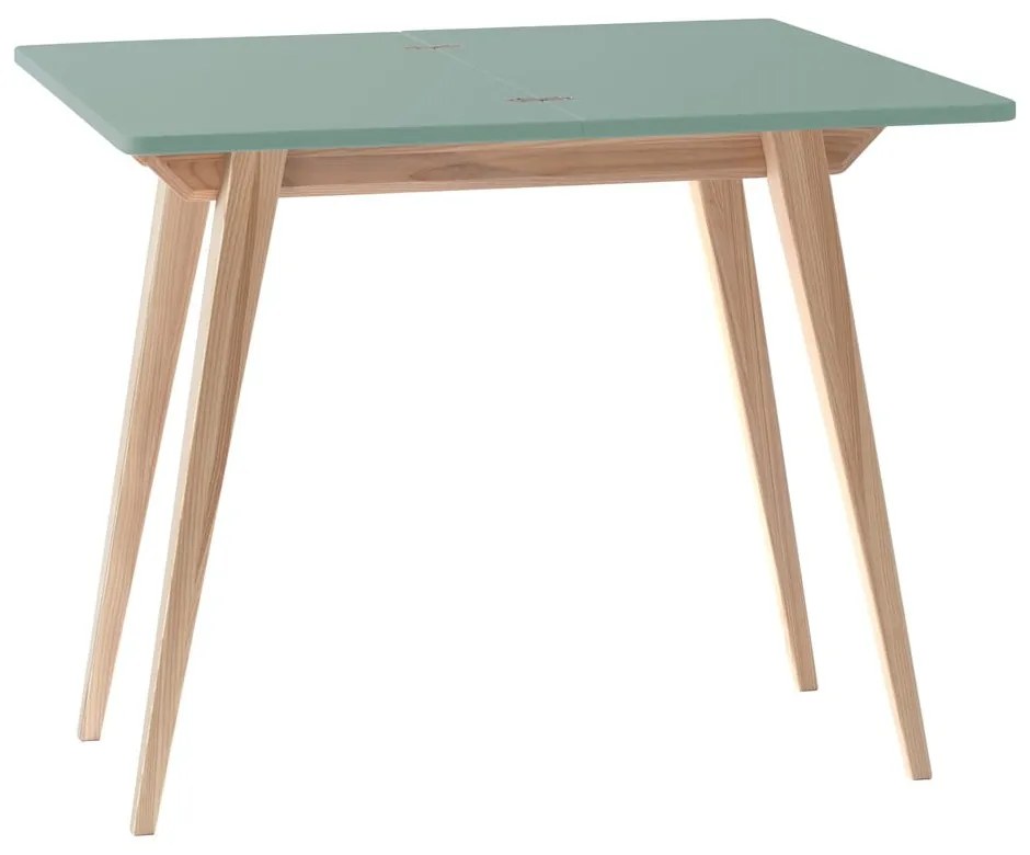 Prírodný konzolový stolík v mentolovozelenej farbe 45x90 cm Envelope - Ragaba