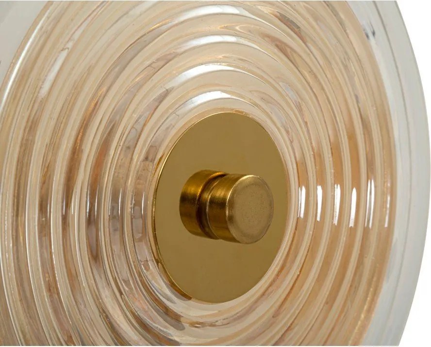 Sklenené nástenné svietidlo v zlatej farbe Venice – Mauro Ferretti