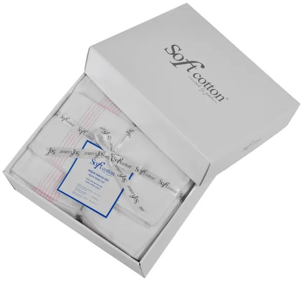 Soft Cotton Darčeková sada uterákov a osušiek AQUA