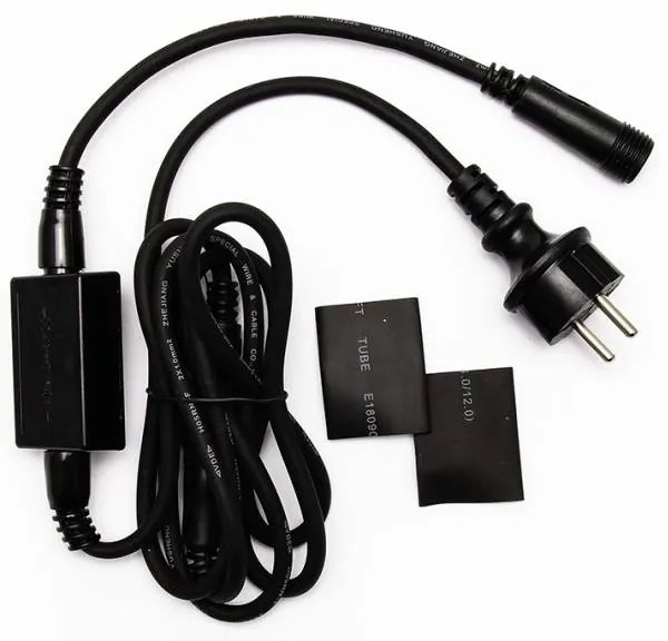 LED světelná sada na stromy vysoké 12-14m, ledová bílá s Flash, dekory DZ115S1