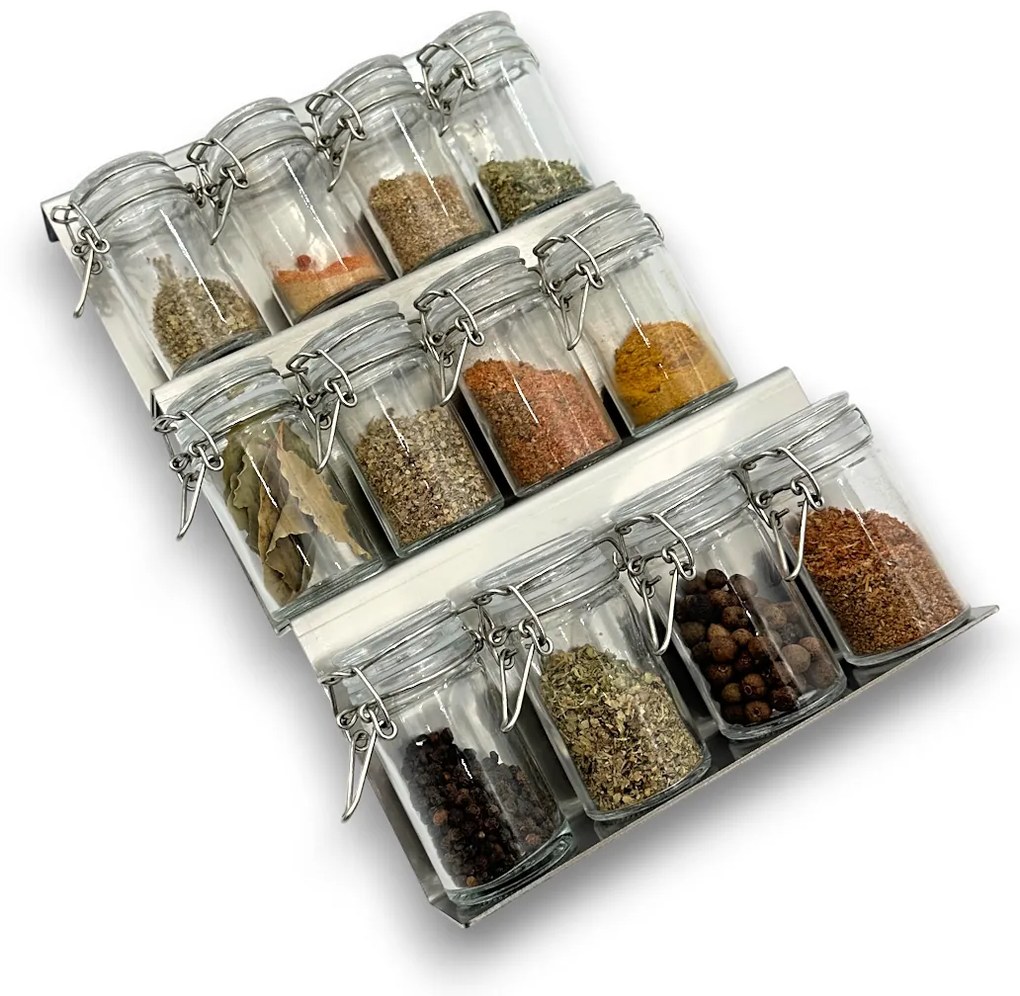 Zeller Present Súprava 16ks koreničiek HERMES 100ml + 4ks organizér na koreničky VASKY - NEREZ + súprava 24ks štítkov