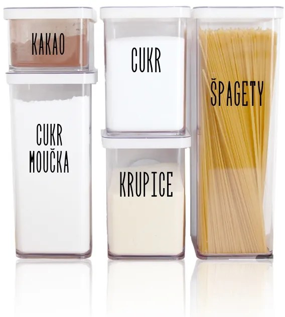 Dóza na potraviny 2,1l Rotho Loft - BIG, bílá
