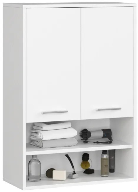 Kúpeľňová skrinka FIN H934 W64 2D 1P biela