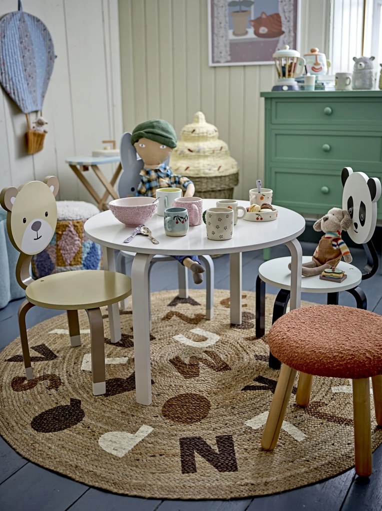Bloomingville Detská stolička Marle Panda White