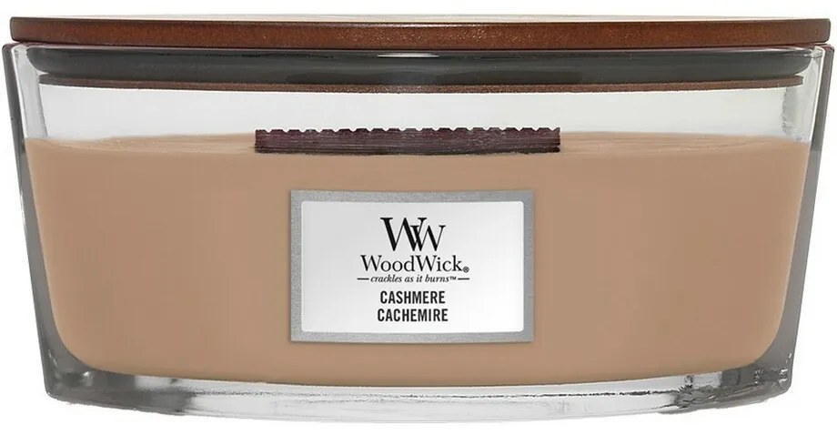 Vonná sviečka WoodWick Cashmere, 453 g