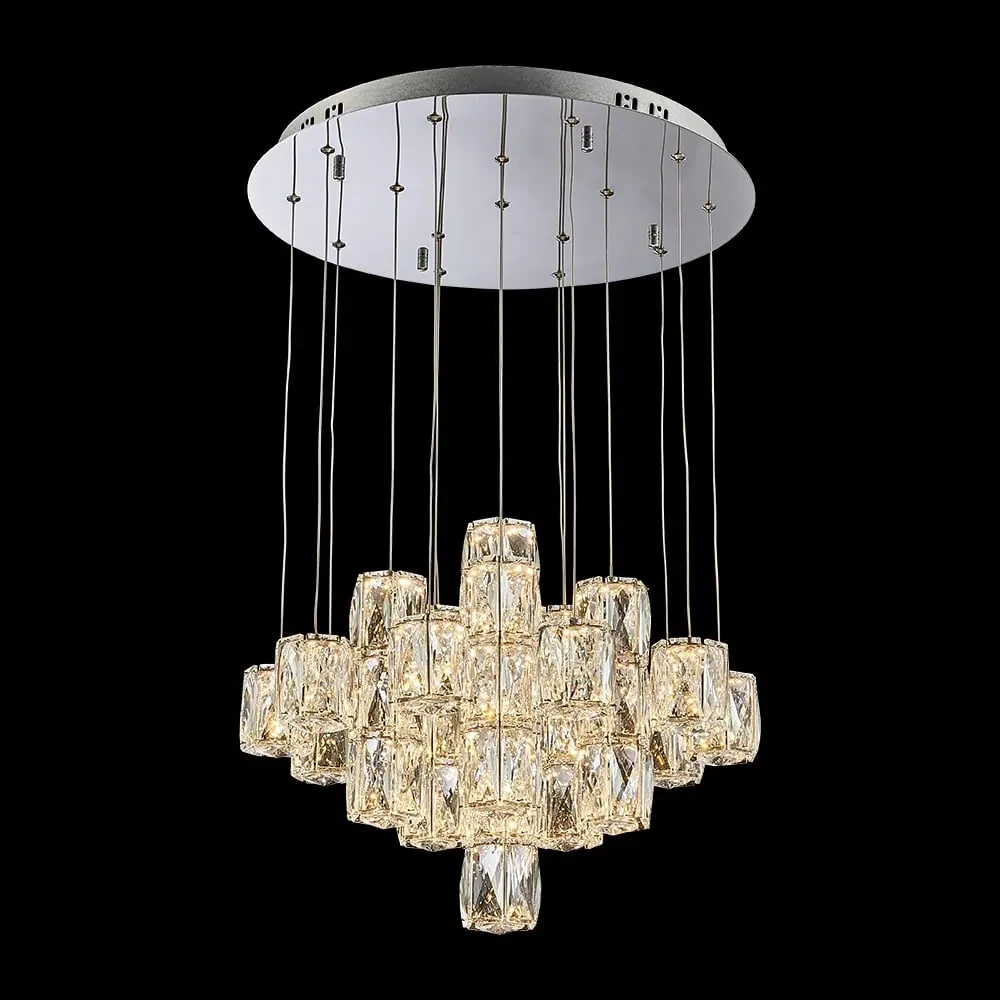 Moderné svietidlo LUXERA POLAR chróm LED  62402