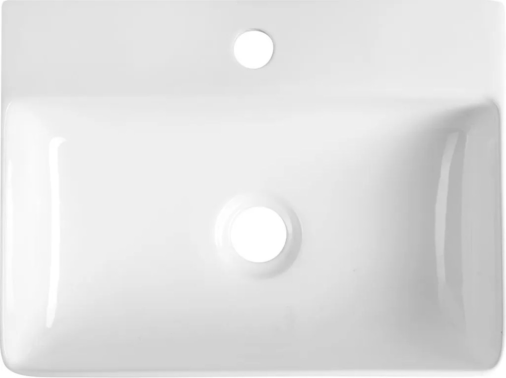 Aqualine Aqualine, MERCY keramické umývadlo 40x30cm, biela, NP422