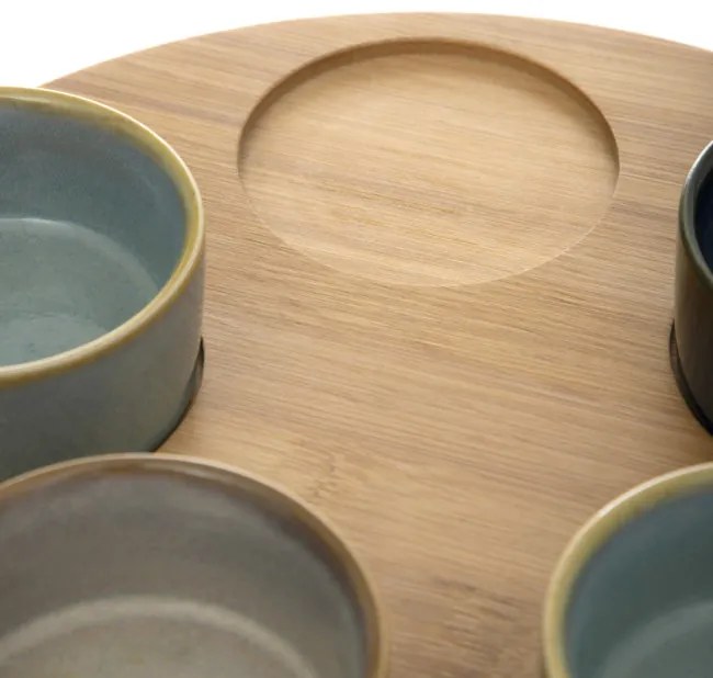 Sada servírovacích misiek RAMBLA s podnosom 893730