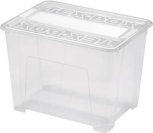heidrun Plastový úložný box s vekom HEIDRUN TexBox 21l
