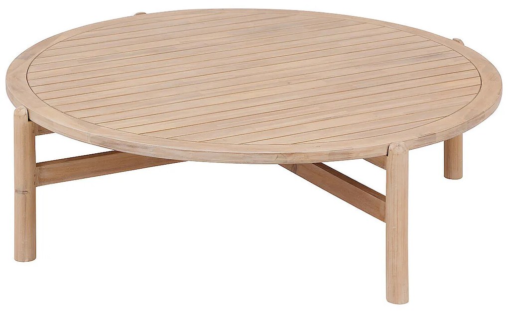 DEOKORK Záhradný stolík z akácie ZARAGOZA ø120 cm