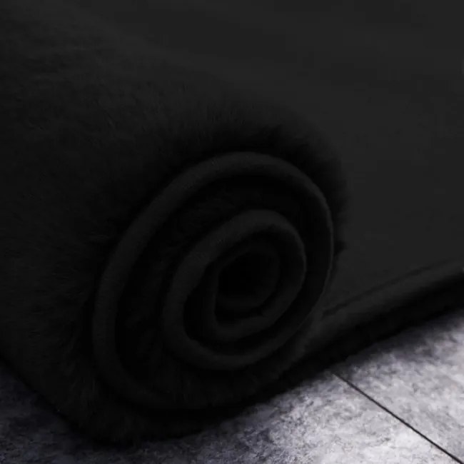 Protišmykový koberec RABBIT čierny