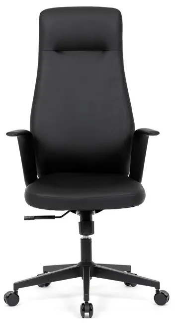 Autronic BONTEC Kancelárske kreslo, hojdací mechanizmus, čierna ekokoža, KA-T8325 BK Farba: Čierna