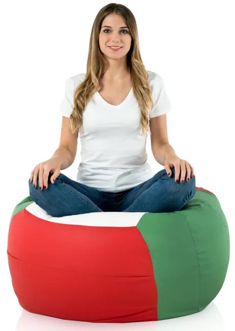 Sedací vak volejbal ekokoža